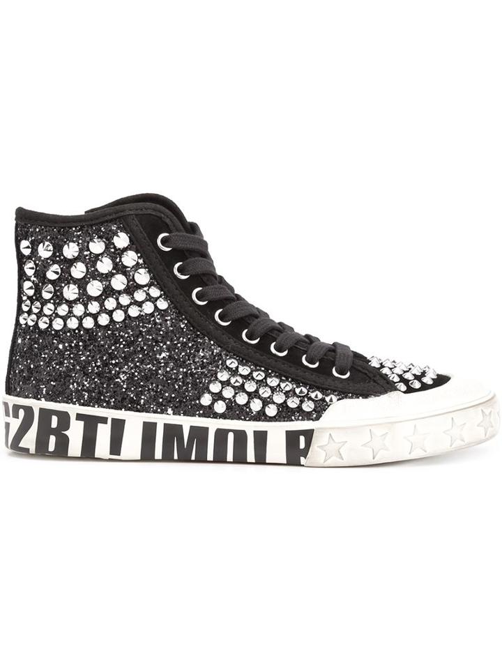 Ash Studded High Top Sneakers