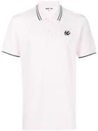 Mcq Alexander Mcqueen Swallow Patch Polo Shirt - Pink & Purple