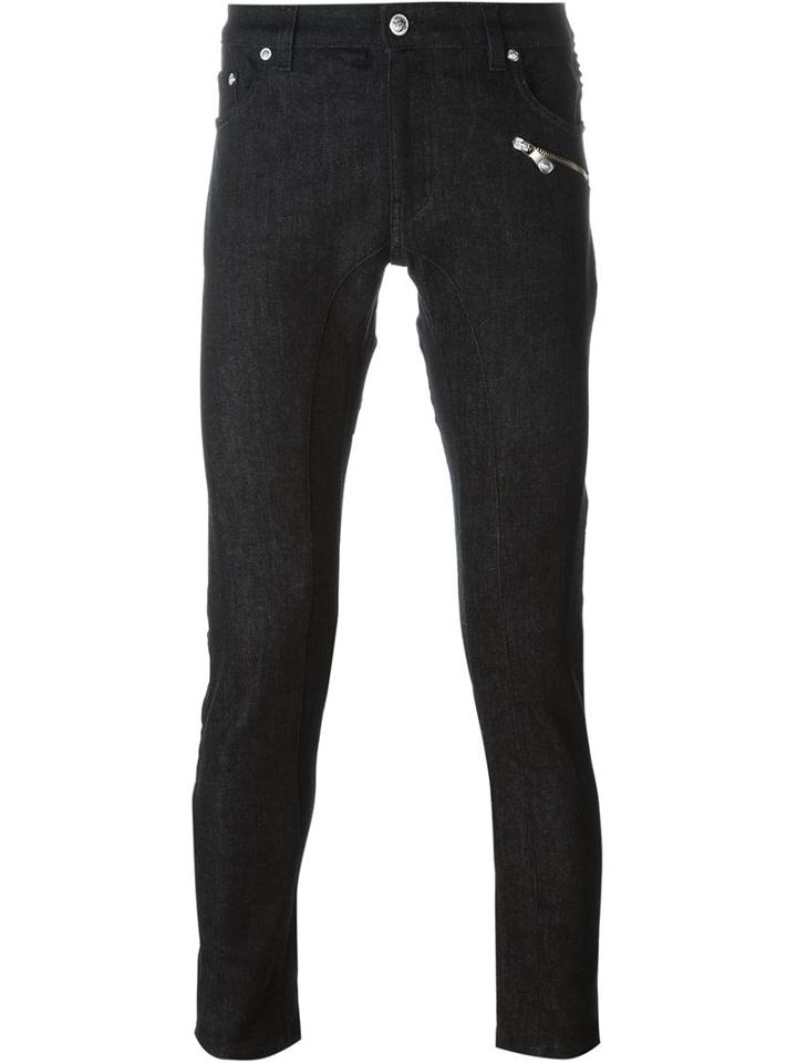 Versus Stretch Fabric Skinny Trousers