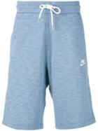 Nike - Legacy Shorts - Men - Cotton - L, Blue, Cotton