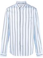 Ami Alexandre Mattiussi Shirt With Chest Pocket - Blue