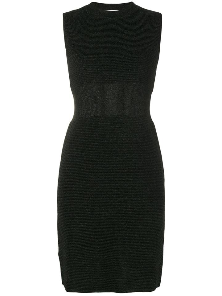Moschino Ribbed Lurex Dress - Black