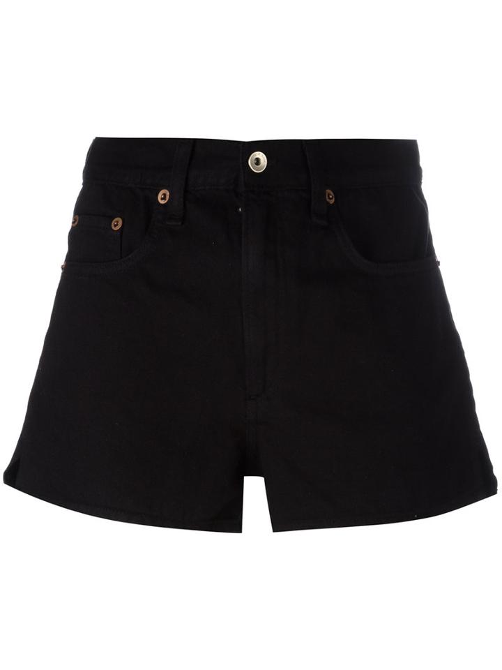 Rag & Bone /jean Five-pocket Shorts, Women's, Size: 24, Black, Cotton/tencel