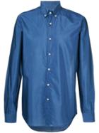 Etro - Button-up Shirt - Men - Silk/cotton - 40, Blue, Silk/cotton