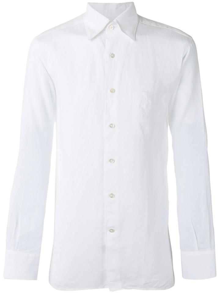 Canali Buttoned Shirt - White