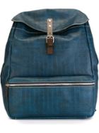 Salvatore Ferragamo Gancio Embossed Backpack
