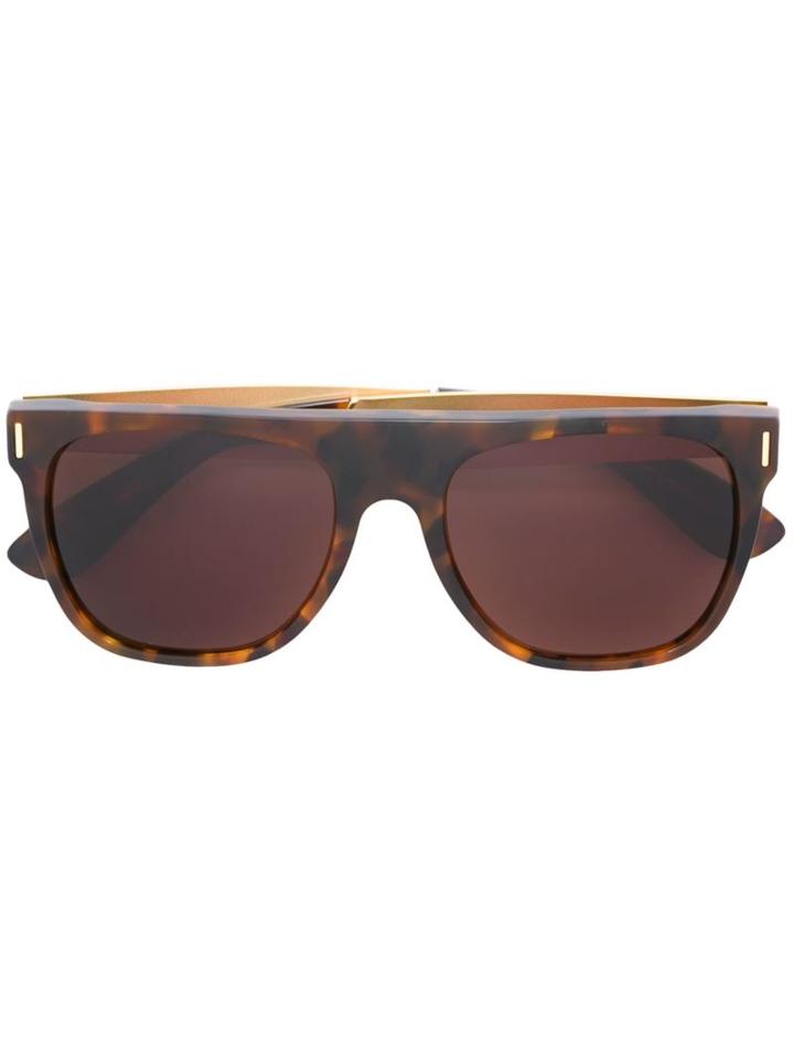 Retrosuperfuture 'flat Top Francis Havana' Sunglasses