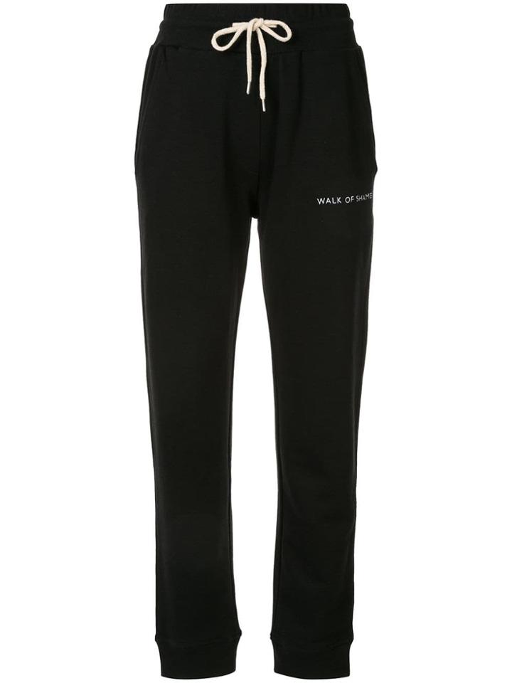 Walk Of Shame Tracksuit Pants - Black
