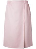 Agnona Wrap Skirt - Pink & Purple