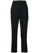 Aleksandr Manamïs High Waisted Tapered Trousers - Black
