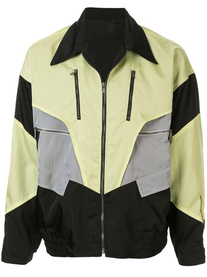 Qasimi Monument Bomber Jacket - Yellow