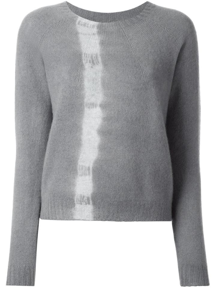 Suzusan Cashmere Makiage Shibori Jumper - Grey