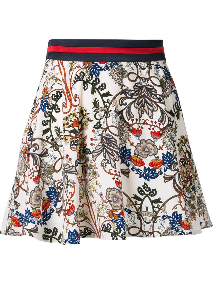 Loveless Paisley Skater Skirt - Multicolour