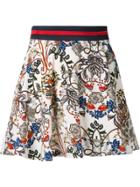 Loveless Paisley Skater Skirt - Multicolour