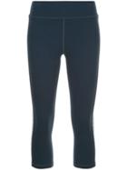 The Upside Side Stripes Leggings - Blue