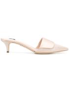 Rodo Pointed Toe Mules - Pink & Purple