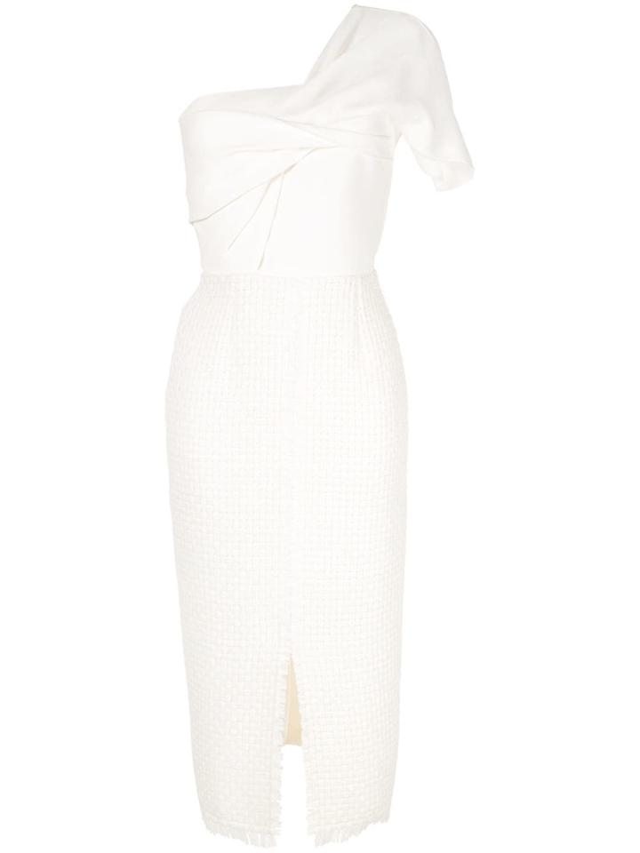Roland Mouret Morita Midi Dress - White