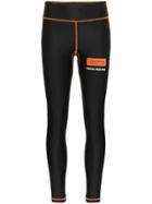 Heron Preston Contrast Stitch Leggings - Black