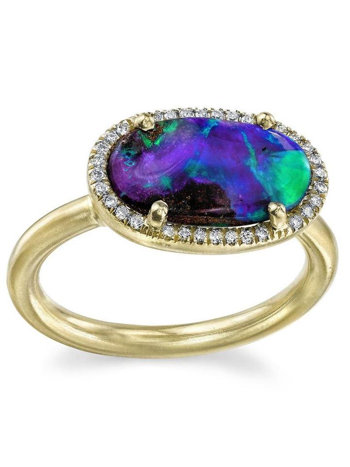 Irene Neuwirth Blue Opal Ring