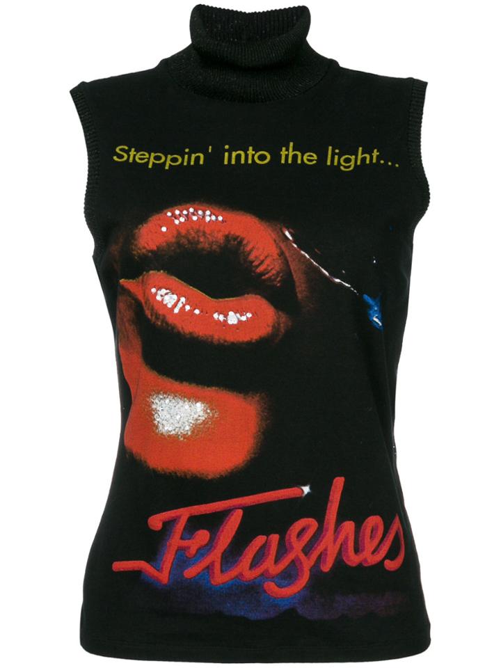 Dolce & Gabbana Vintage Printed Top - Black