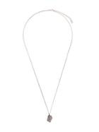 Saint Laurent Playing Cards Charm Necklace - Metallic