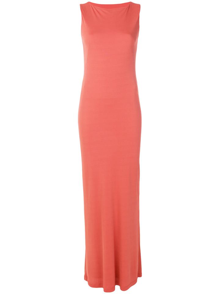 Alberta Ferretti Open-back Dress - Yellow & Orange