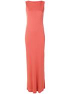 Alberta Ferretti Open-back Dress - Yellow & Orange