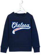 Bellerose Kids Embroidered Front Sweatshirt, Boy's, Size: 10 Yrs, Blue
