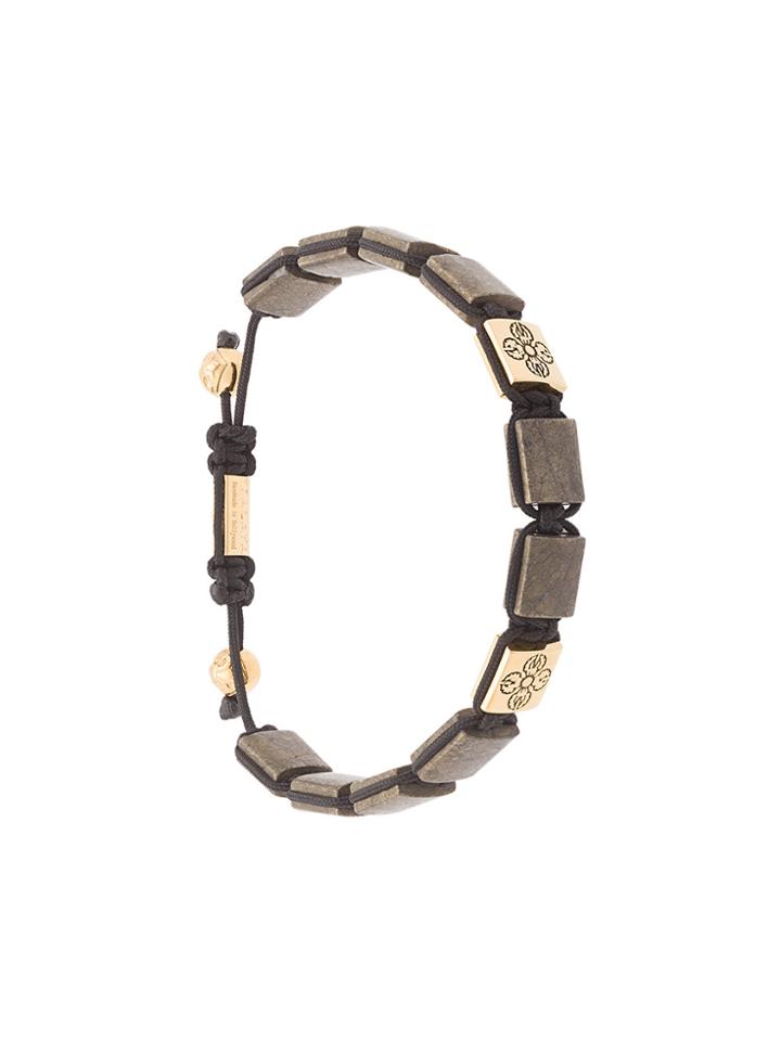 Nialaya Jewelry Beaded Bracelet - Grey