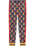 Gucci - Gg Wallpaper Technical Jersey Pant - Men - Cotton/polyester - Xxl, Blue, Cotton/polyester