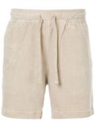 Venroy Terry Towel Shorts - Nude & Neutrals