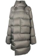 Rick Owens Oversized Padded Coat - Grey
