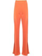 Peter Cohen Straight Silk Trousers - Yellow