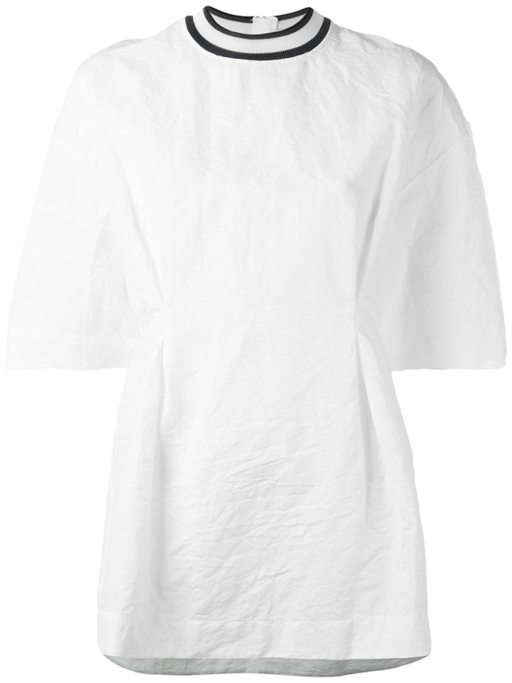 Marni Contrast Collar Blouse - White