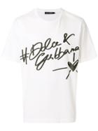 Dolce & Gabbana Scribble Print T-shirt - White