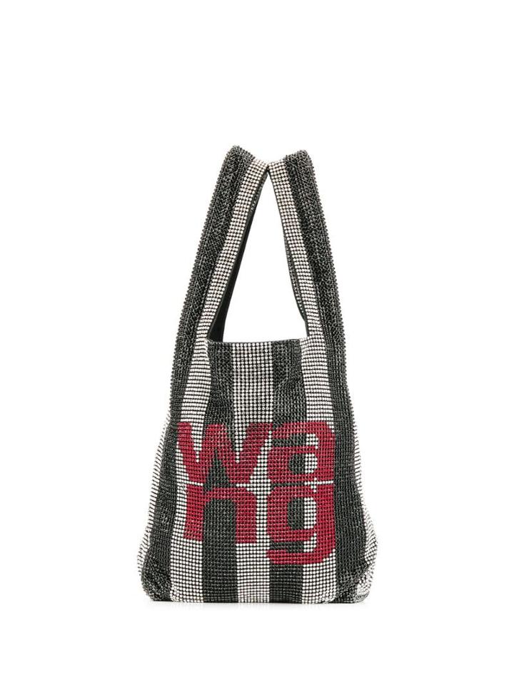 Alexander Wang Beaded Logo Mini Bag - Black