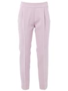 Giambattista Valli Cropped Trousers, Women's, Size: 42, Pink/purple, Acetate/cupro/viscose