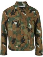 Paura - Camouflage 'jose' Jacket - Men - Cotton - Xl, Green, Cotton