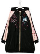 Diesel Kids Black Floral Coat