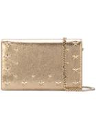 Jimmy Choo - Star Studded Clutch - Women - Calf Leather - One Size, Yellow/orange, Calf Leather
