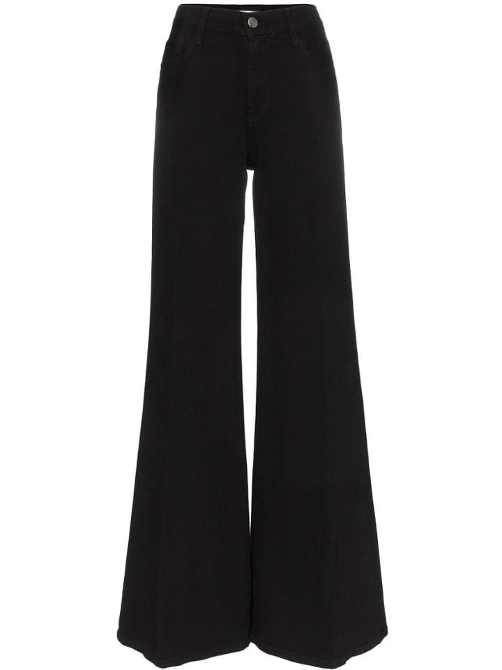 Frame Le Palazzo Wide-leg Jeans - Black