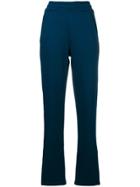 Walk Of Shame Side Slit Track Trousers - Blue