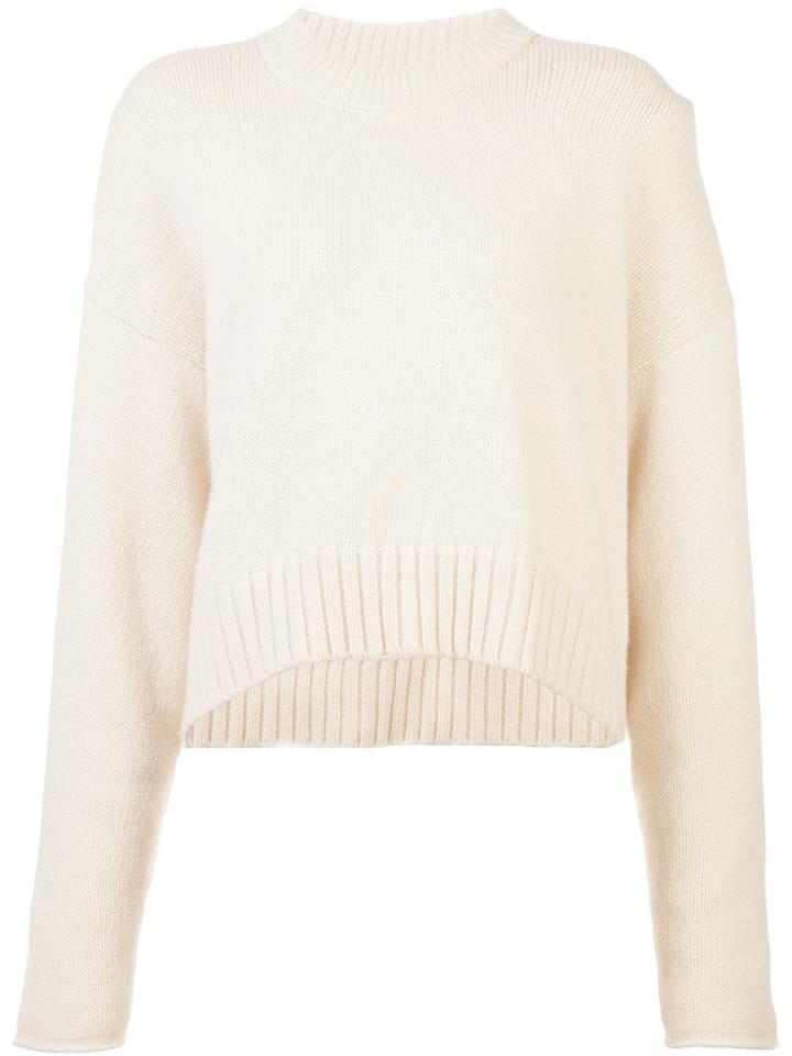 Proenza Schouler Wool Cashmere Crewneck - White