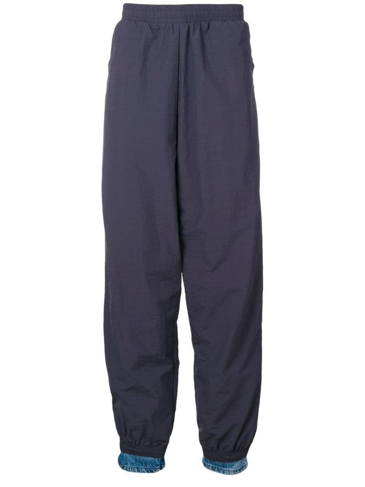 Y/project Denim Cuff Track Pants - Blue