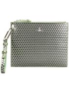Vivienne Westwood Textured Clutch Bag - Green