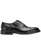 Green George Leather Lace-up Shoes - Black