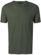 Roberto Collina Short-sleeve Fitted T-shirt - Green