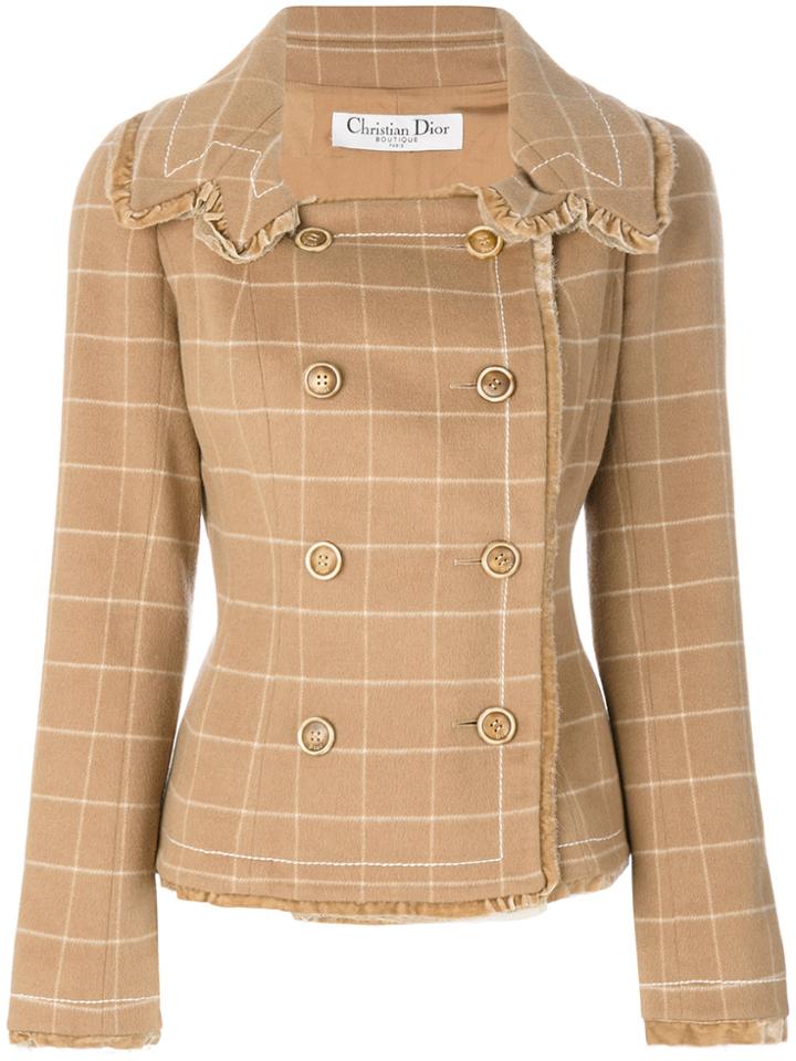 Christian Dior Vintage Double Breasted Jacket - Brown