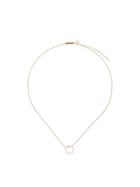 Zoë Chicco 14kt Yellow Gold Circle Prong Diamond Necklace