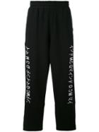 Side-embroidered Trousers - Men - Cotton - M, Black, Cotton, Mcq Alexander Mcqueen